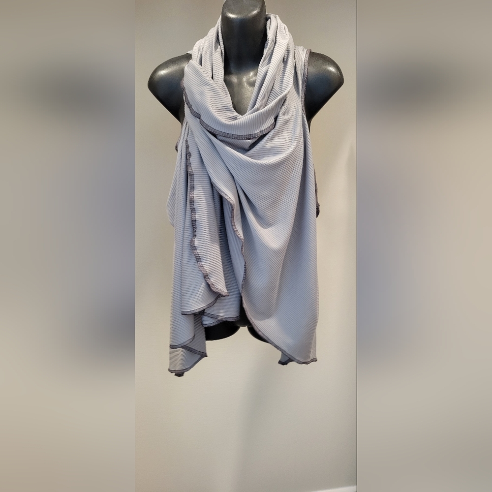 Flip Vest - gray jersey knit